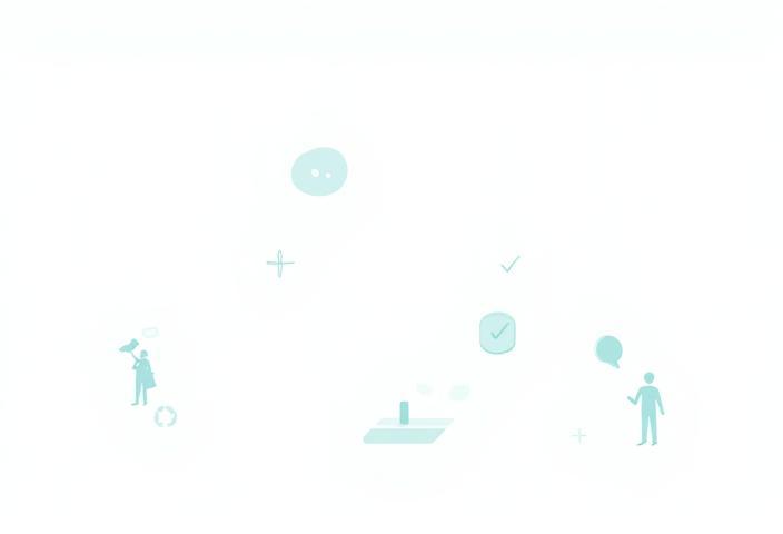 Illustration showing a process of data analysis and action planning