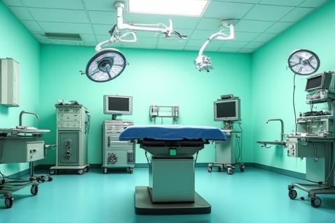 Clean and equipped surgery room