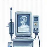 Illustration of X-ray or ultrasound equipment