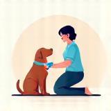 Illustration of a pet receiving a vaccination